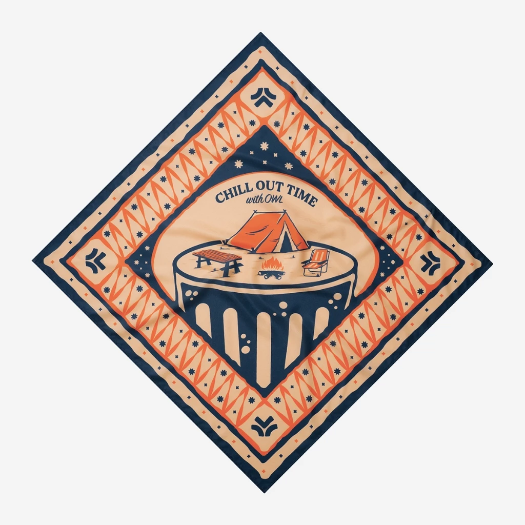 Khăn vuông Owlbrand Bandana Camping
