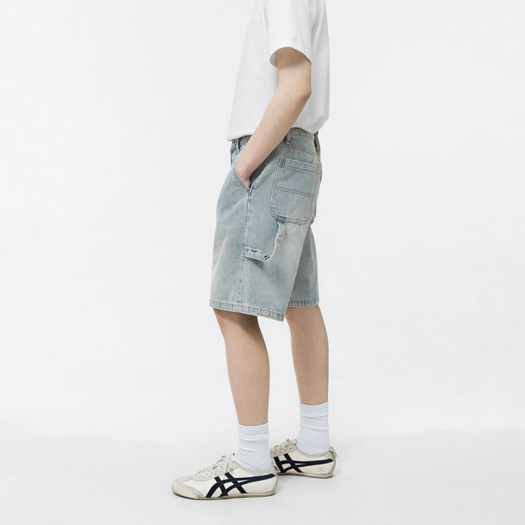 Quần short jean Owlbrand Carpenter - Ảnh 2