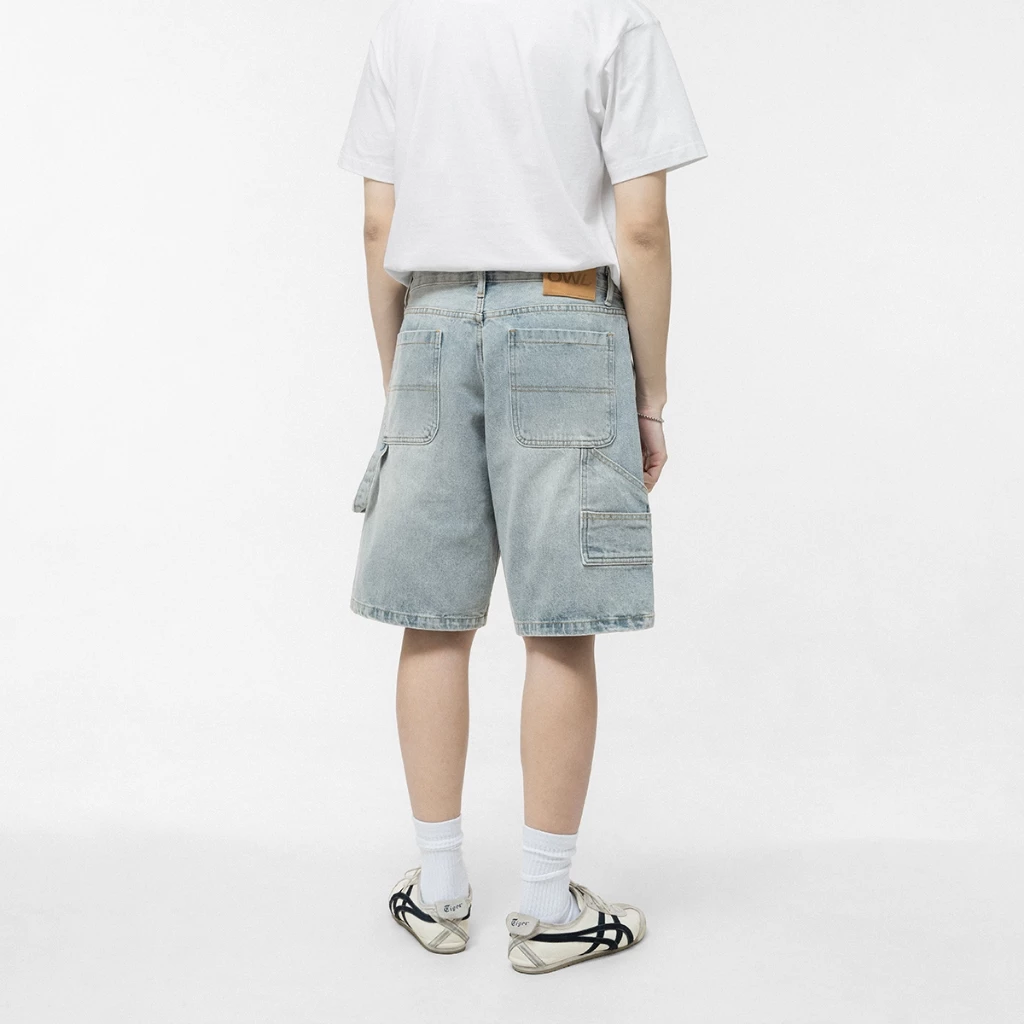 Quần short jean Owlbrand Carpenter - Ảnh 6