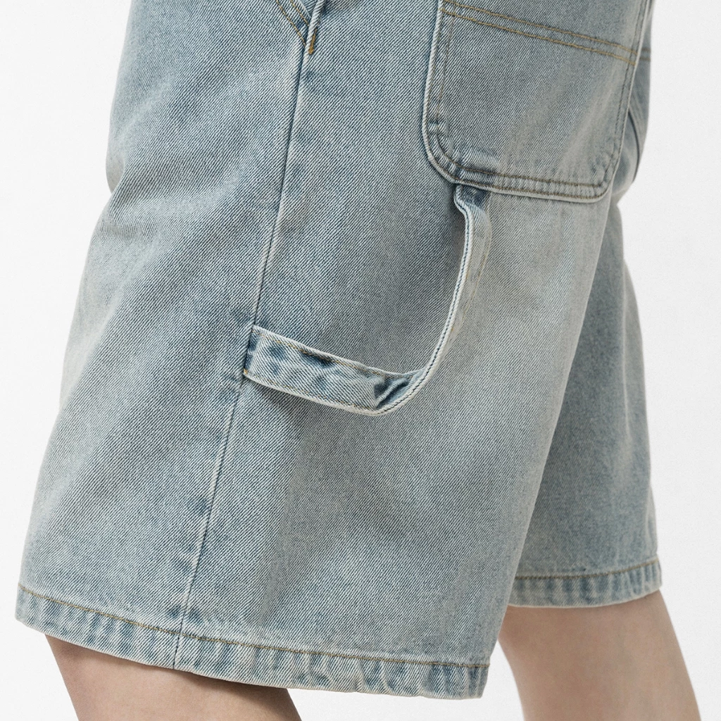 Quần short jean Owlbrand Carpenter - Ảnh 7
