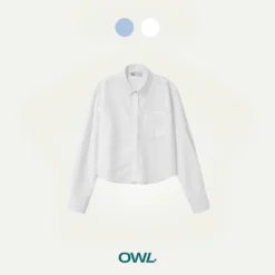 Áo sơ mi nữ Owlbrand Crop Shirt KTS