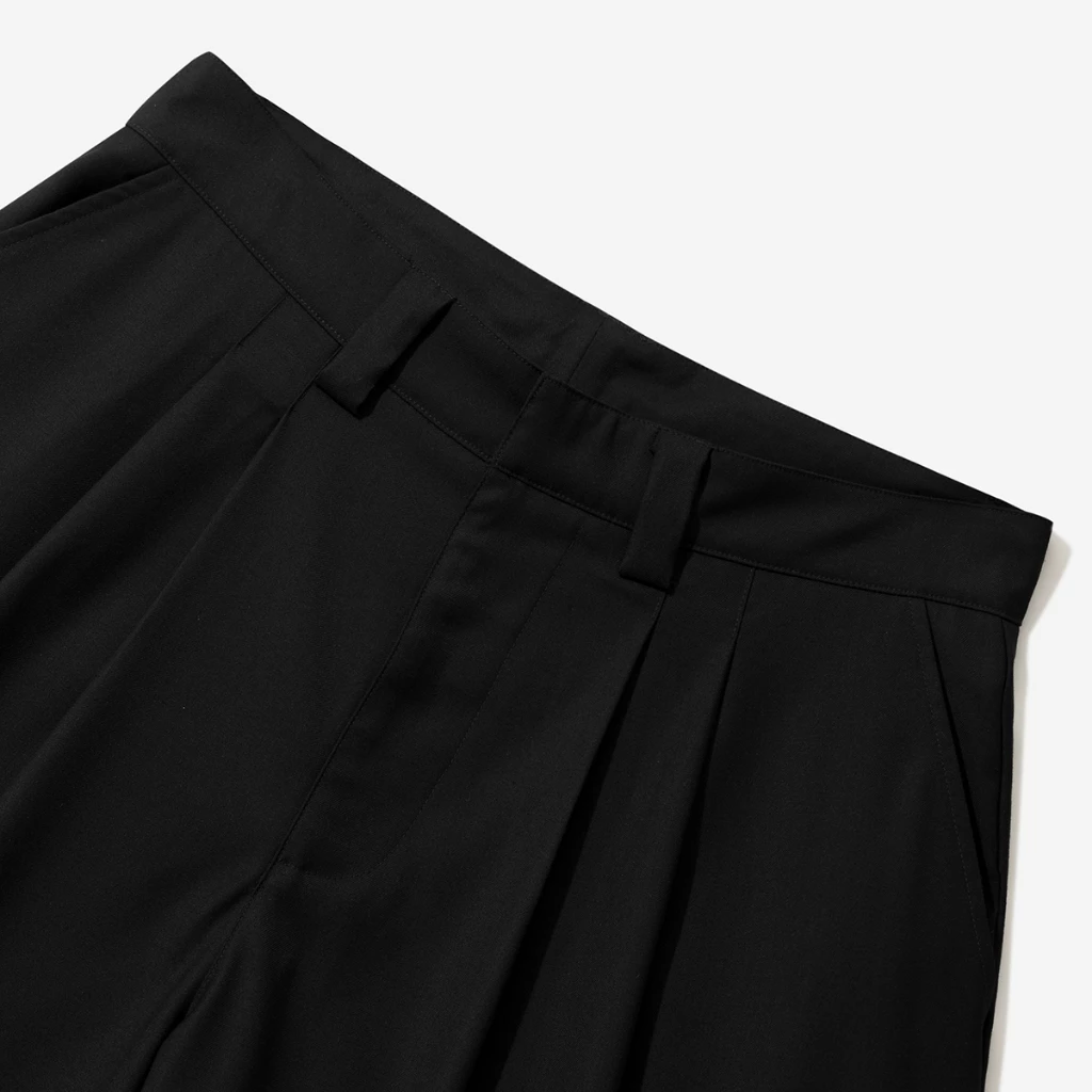 Quần tây ngắn Owlbrand Pleated - Ảnh 7