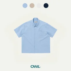 Áo sơ mi boxy Owlbrand Oxford