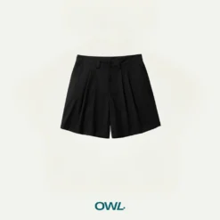 Quần tây ngắn Owlbrand Pleated