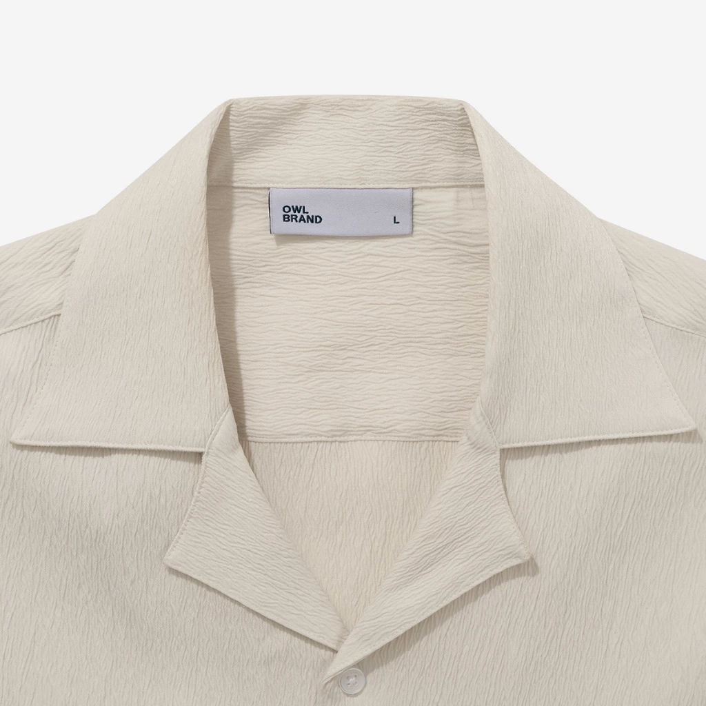 Áo sơ mi cuban Owlbrand Timeless Blues - Ảnh 7