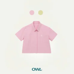Áo sơ mi boxy nữ Owlbrand Oxford