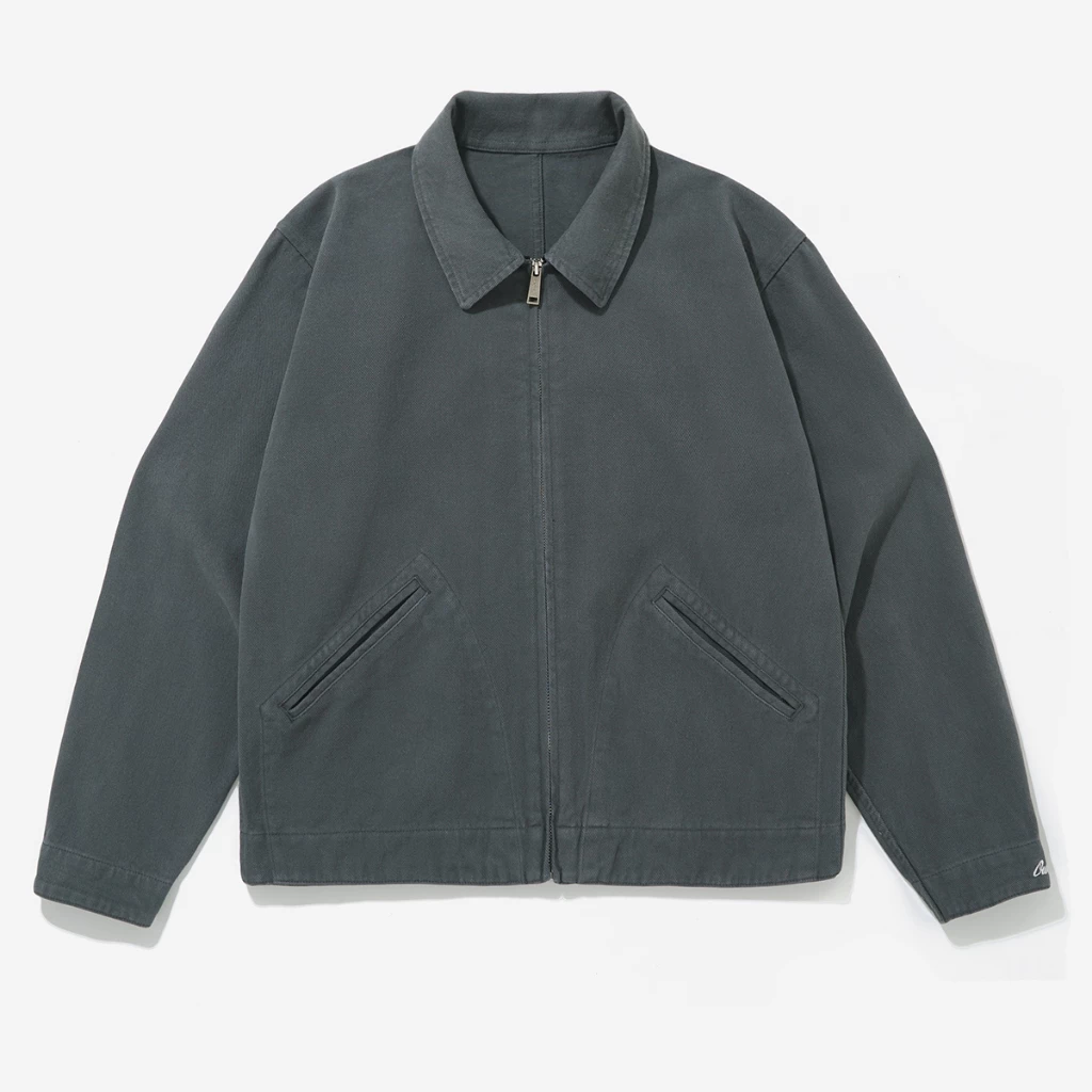 Áo khoác Owlbrand Khaki Crop - Ảnh 3