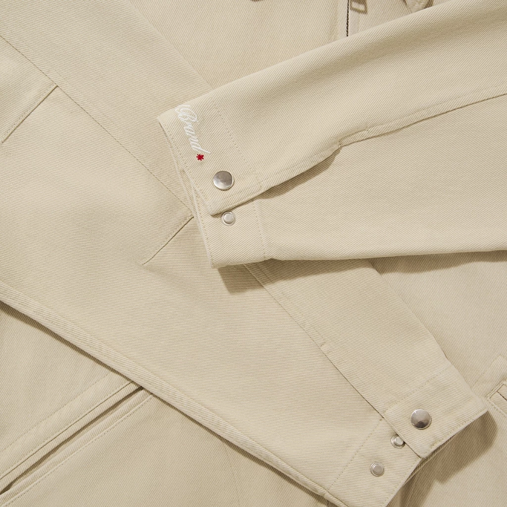 Áo khoác Owlbrand Khaki Crop - Ảnh 8