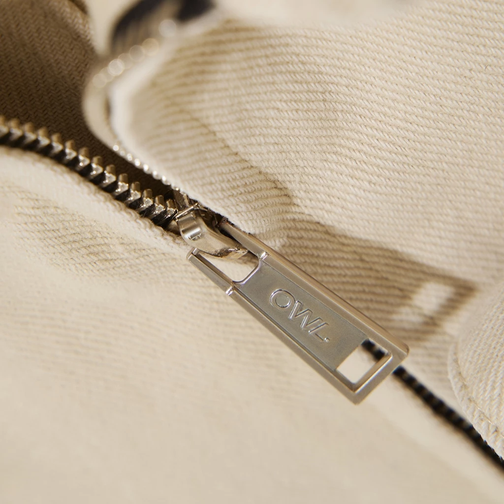 Áo khoác Owlbrand Khaki Crop - Ảnh 7